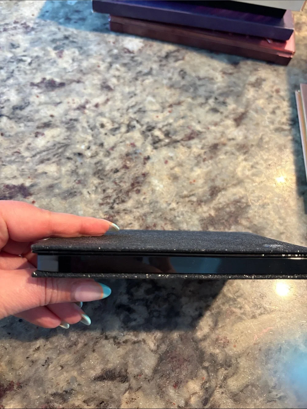 Lancôme Black Glitter Eyeshadow Palette Case
